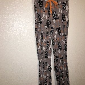 Cynthia Rowley Halloween Gray Pajama Pants